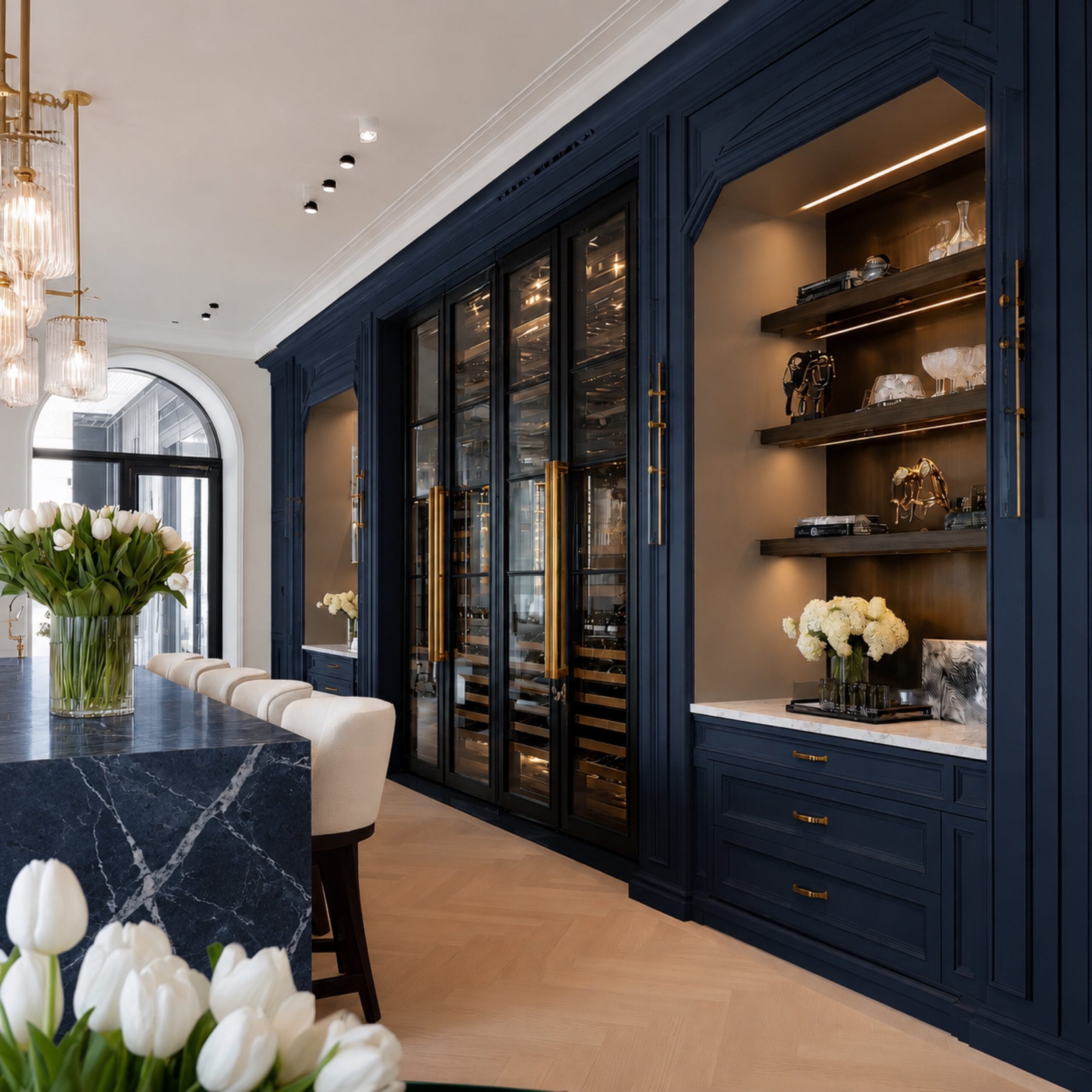 Sandra Ohlendorf: Where Aesthetics Meet Intelligence 1 Kitchen blue scaled