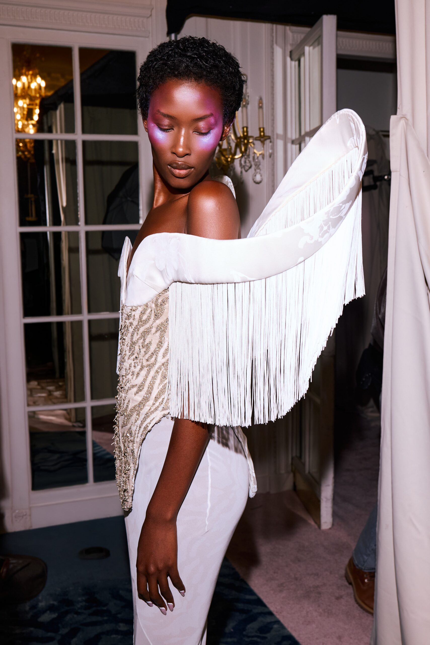 Backstage Beauty: Day One of London Fashion Week 7 HARRIS REED LILY CRAIGEN BRITISH FASHION COUNCIL 14 scaled