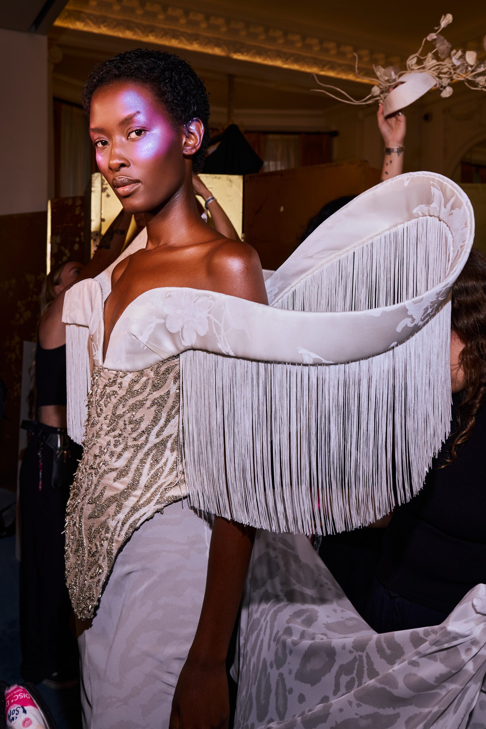 Backstage Beauty: Day One of London Fashion Week 5 HARRIS REED LILY CRAIGEN BRITISH FASHION COUNCIL 6 scaled